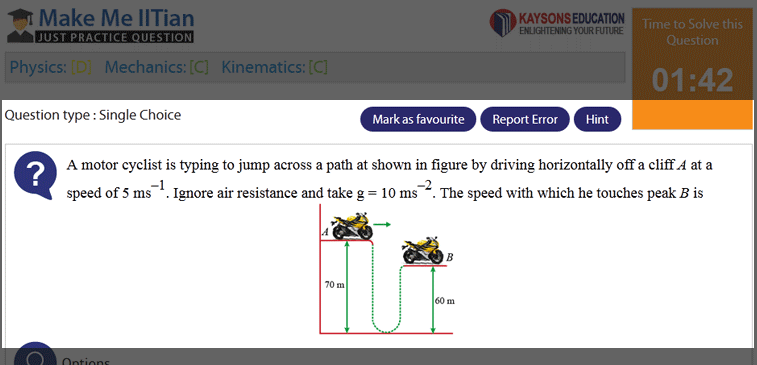 Practice questions for JEE